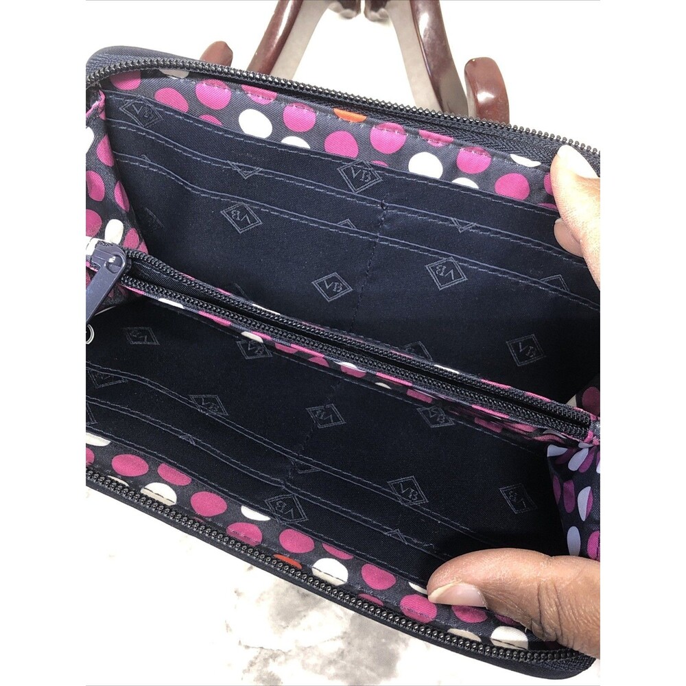 Vera Bradley Wallet & Zip ID Case Set Butterfly Print Quilted Multicolor - Picture 6 of 11